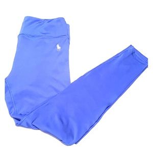Women’s Polo Leggings. Medium, blue.